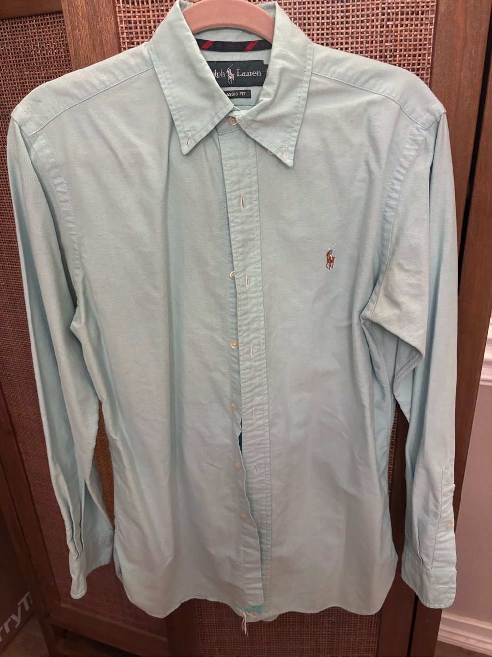 Ralph Lauren Green/Blue Button Down